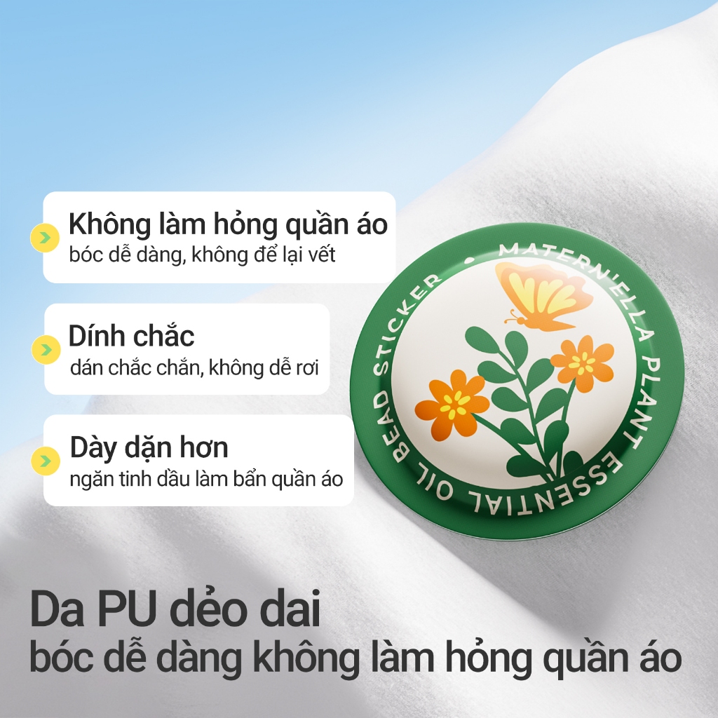 Miếng Dán Tinh Dầu Thực Vật Cho Bé - Hương Thơm Tự Nhiên Dịu Nhẹ, Thiết Kế Tiện Lợi Dán Quần Áo, 48 Miếng/Hộp, An Toàn Cho Trẻ Sơ Sinh & Trẻ Nhỏ - Hàng Nội Địa Giao Từ Việt Nam
