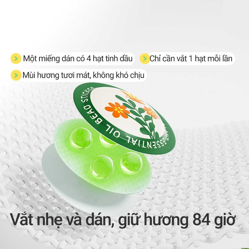Miếng Dán Tinh Dầu Thực Vật Cho Bé - Hương Thơm Tự Nhiên Dịu Nhẹ, Thiết Kế Tiện Lợi Dán Quần Áo, 48 Miếng/Hộp, An Toàn Cho Trẻ Sơ Sinh & Trẻ Nhỏ - Hàng Nội Địa Giao Từ Việt Nam