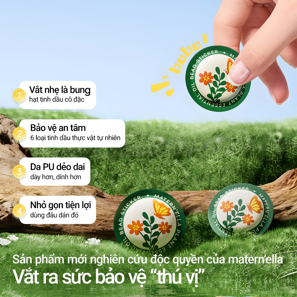 Miếng Dán Tinh Dầu Thực Vật Cho Bé - Hương Thơm Tự Nhiên Dịu Nhẹ, Thiết Kế Tiện Lợi Dán Quần Áo, 48 Miếng/Hộp, An Toàn Cho Trẻ Sơ Sinh & Trẻ Nhỏ - Hàng Nội Địa Giao Từ Việt Nam