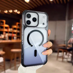 Ốp lưng cứng gradient trong suốt tương thích cho iPhone 11 pro max 12 pro max 13pro max 14 pro max 15 pro max 16 pro max 17 pro max