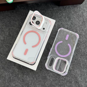 Bảo vệ ống kính / khung / vỏ cứng trong suốt tương thích cho iPhone 11 12 pro max 13pro max 14 pro max 15 pro max 16 pro max 17 pro max