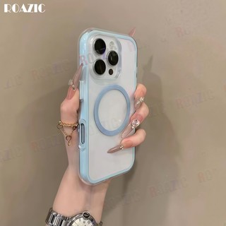 Ốp Sạc Từ Tính Sang Trọng Tương Thích Cho Redmi Turbo 5 Max 5 4 Pro 4 Trong Suốt 2 Trong 1 Chống Sốc Chống Rơi Thẩm Mỹ Kẹo Jelly Vỏ Điện Thoại Mềm BK03