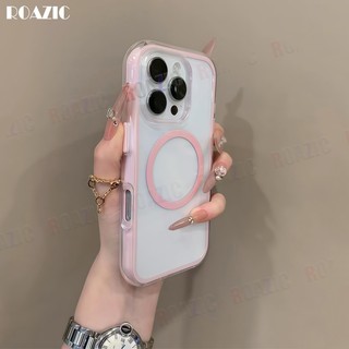 Ốp Sạc Từ Tính Sang Trọng Tương Thích Cho Redmi Turbo 5 Max 5 4 Pro 4 Trong Suốt 2 Trong 1 Chống Sốc Chống Rơi Thẩm Mỹ Kẹo Jelly Vỏ Điện Thoại Mềm BK03