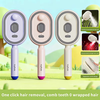 Bàn chải tóc bằng hơi nước điện Lược Massage & Chức năng phun sương Đồng thời Công nghệ Ion mạnh hơn Ít vỡ Không có cặn