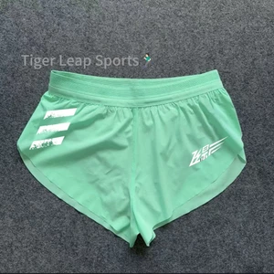 Quần Short Chạy Bộ Có Lót Liền Mạch Nhiều Lớp Quần Ba Điểm Nam Nữ Nhẹ Khô Nhanh Thoáng Khí Có Dây Rút Lớp Lót Tam Giác Làm