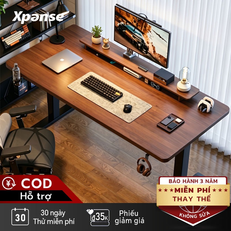 Bàn nâng hạ thông minh Xpanse Z-W6 Hệ thống nâng hạ siêu yên tĩnh + Khung thép nguội K cứng cáp | Bàn Làm Việc | bàn gaming | bàn máy vi tính