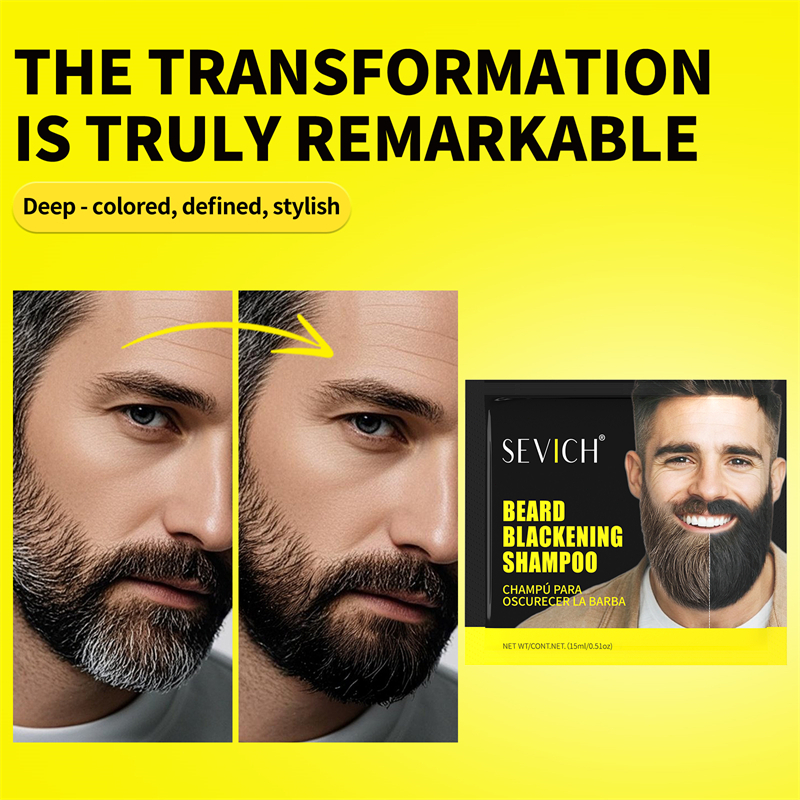Dầu gội râu SEVICH Men Black Color Beard Dye
