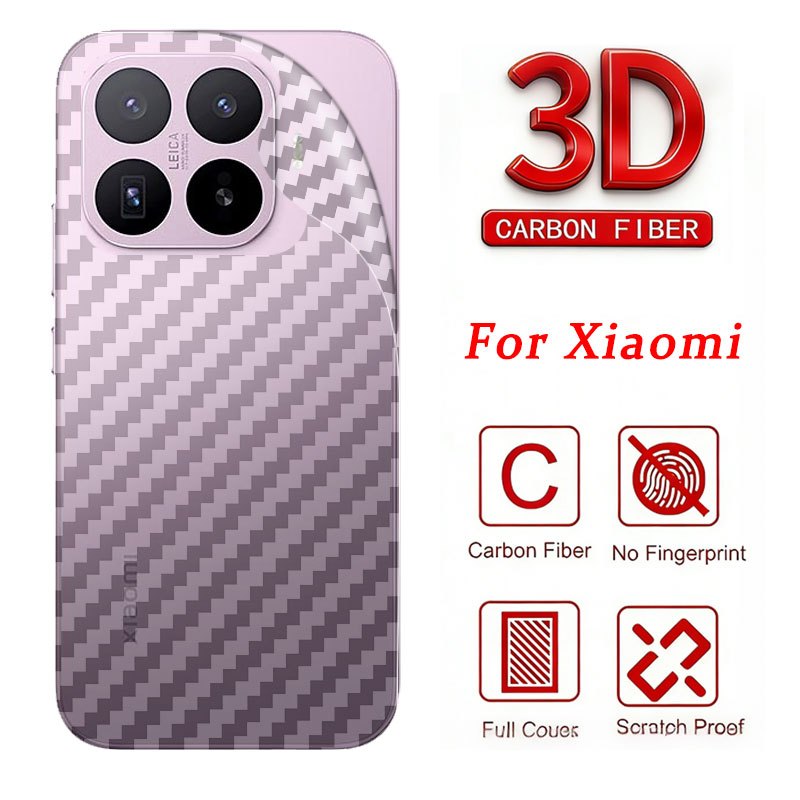 Miếng Dán Mặt Sau Điện Thoại Bằng Sợi Carbon 3d Cho XIOMI Xiaomi Mi 17T 17 15T 15 14 14T 13T 13 12 12s 12T 11T 10T 11 Ultra 10s 9T Pro Max Lite 5G 4G 2026