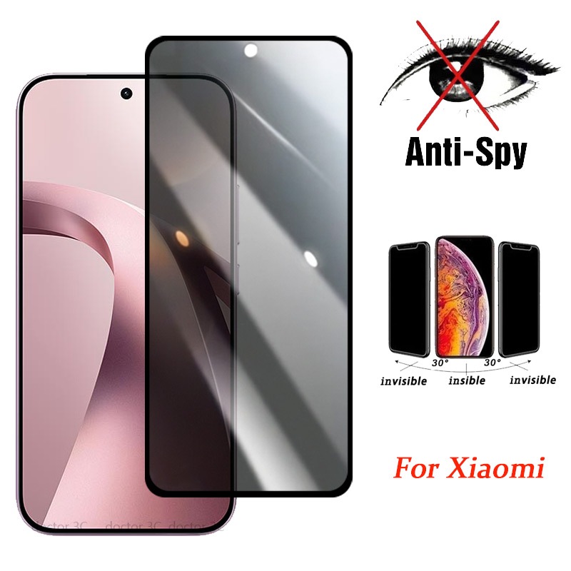 Kính cường lực chống vân tay full màn cho Xiaomi Mi 17T 17 15T 15 14 14T 13T 13 12 12T 11T 10T 11 Lite Pro Max 4G 5G 2026