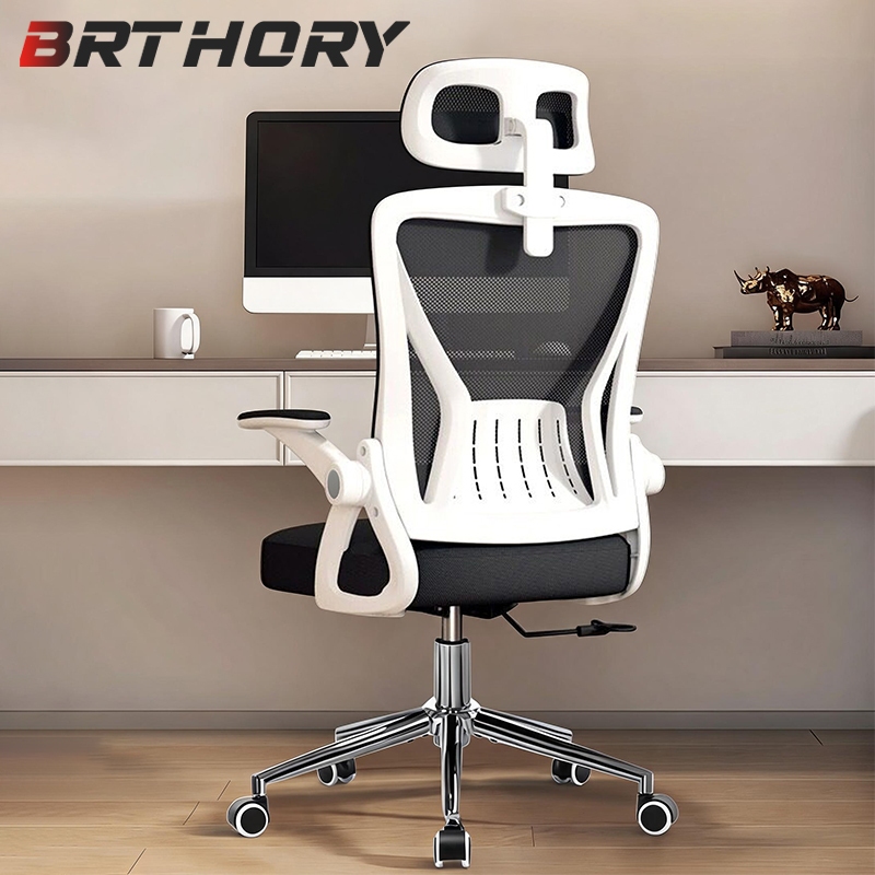 BRTHORY Ghế văn phòng, ghế học tập, ghế công thái học với chân thép chịu tải lên đến 120KG. | BigBuy360 - bigbuy360.vn