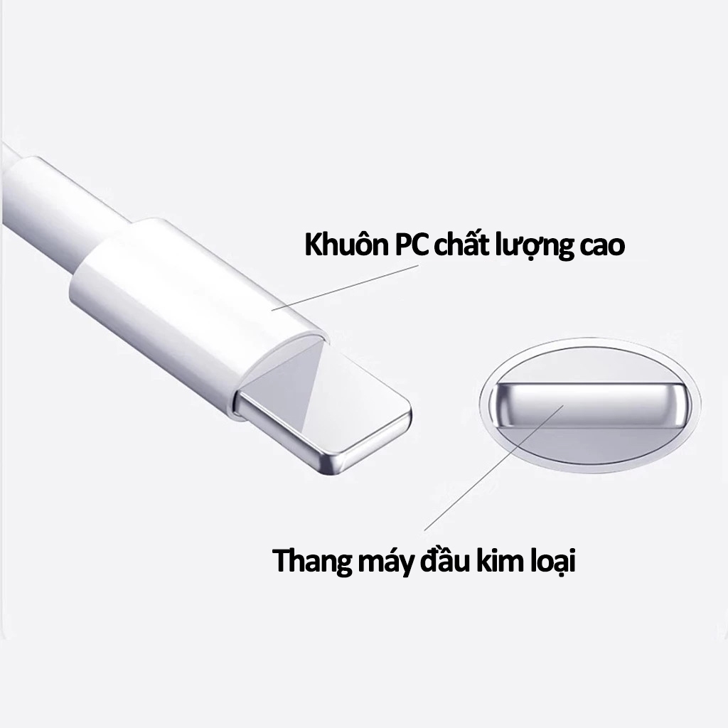 Cáp sạc nhanh PD 20W 30W Cáp Type-C cho IP 6 / 7 / 8 / X / 11 / 12 / 13 / 14 / 15 / 16 / 17Pro Max (1M 2M)
