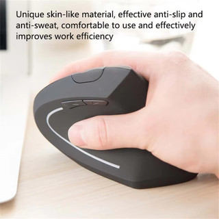 Chuột Dọc Ergonomic 2.4GHz Bluetooth Quang Không Dây Chuột 3 Có Thể Điều Chỉnh DPI 800 / 1200 / 1600 Cho Laptop PC Máy Tính Để Bàn