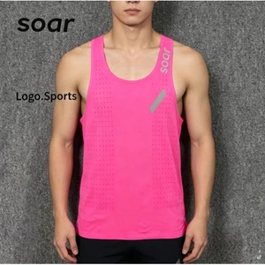 Áo Vest thể thao ngoài trời nam lỗ gió thoáng khí Quần áo khô nhanh Chạy bộ thể dục Nhẹ thoáng khí Thoải mái Thân thiện với da