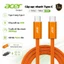 Acer Cáp sạc nhanh Type-C sang USB-C 60W PD Không Nóng Máy An Toàn Ổn Định Bảo Hành 12 Tháng Medusa truyền 480mbps Thích hợp cho IP15 16 17 máy tính bảng máy tính xách tay UC0024