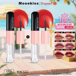 Son Mooekiss 2 Đầu 6.2g, Lì & Bóng, Lâu Trôi, Không Lem, Tiện Dụng