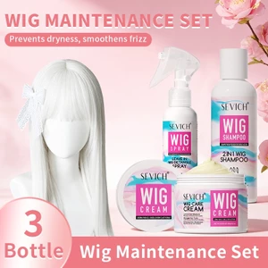 Kem Chăm Sóc Tóc Giả SEVICH 100g Kem Dưỡng Ẩm Tóc Giả Không Dưỡng Ẩm Nhẹ Nhàng Trên Mọi Loại Tóc Giả