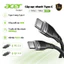 Acer Dây cáp sạc nhanh ip Type C USB-C sang USB-C sạc nhanh 60W thiết kế bện nylon 3 chiều dài (1m / 1.5m / 2m) truyền ổn định 480Mbps tương thích với điện thoại di động máy tính bảng máy tính xách tay UC0021