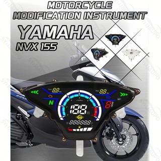 [Cắm và chạy] Đồng hồ đo tốc độ kỹ thuật số Đồng hồ đo tốc độ cho YAMAHA AEROX V2 AEROX155