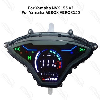 [Cắm và chạy] Đồng hồ đo tốc độ kỹ thuật số Đồng hồ đo tốc độ cho YAMAHA AEROX V2 AEROX155