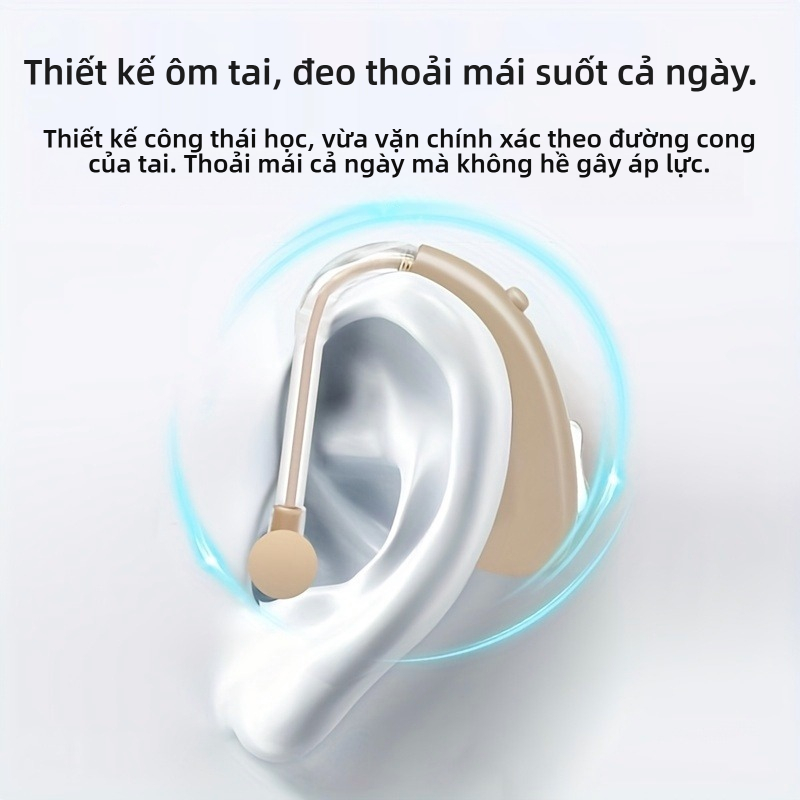 Máy trợ thính có thể sạc lại – Bộ khuếch đại âm thanh có thể điều chỉnh cho người cao tuổi