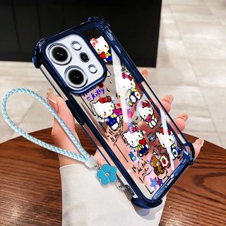 Ốp Điện Thoại YBD Cho OPPO Reno 15 16 Pro 15F 16F Reno 14 Pro Reno 14F Bốn Mặt Túi Khí Thiết Kế Đệm Hoạt Hình Đáng Yêu Mèo Xanh