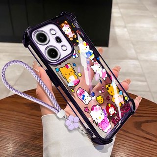Ốp Điện Thoại YBD Cho OPPO Reno 15 16 Pro 15F 16F Reno 14 Pro Reno 14F Bốn Mặt Túi Khí Thiết Kế Đệm Hoạt Hình Đáng Yêu Mèo Xanh