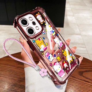 Ốp Điện Thoại YBD Cho OPPO Reno 15 16 Pro 15F 16F Reno 14 Pro Reno 14F Bốn Mặt Túi Khí Thiết Kế Đệm Hoạt Hình Đáng Yêu Mèo Xanh