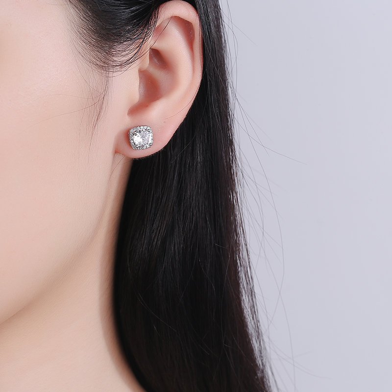 Bông Tai Giọt Nước Đính Đá Zircon Lấp Lánh, Phù Hợp Đi Làm Và Hẹn Hò