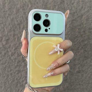 Ốp điện thoại cửa sổ lớn chặn màu sang trọng phù hợp cho iPhone 11 12 13 14 Pro Max bao gồm tất cả vỏ silicon mềm cạnh chống rơi