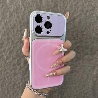 Ốp điện thoại cửa sổ lớn chặn màu sang trọng phù hợp cho iPhone 11 12 13 14 Pro Max bao gồm tất cả vỏ silicon mềm cạnh chống rơi