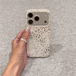 Ốp điện thoại xử lý IMD họa tiết da báo cho iPhone 17 Pro max