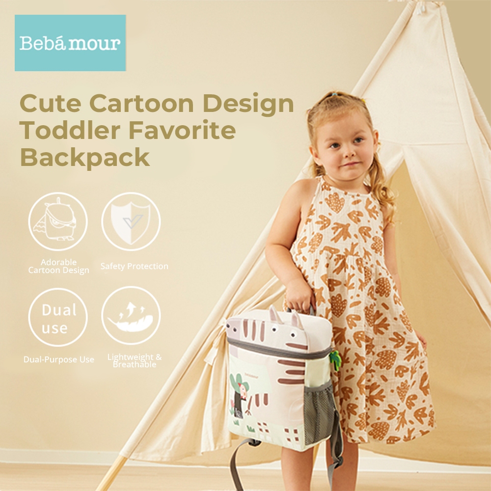 Bebear Trẻ Em Mẫu Giáo Schoolbag Bé Trai Bé Gái Ba Lô Bé Dễ Thương Đi Chơi Túi Du Lịch Trẻ Em Quà Tặng