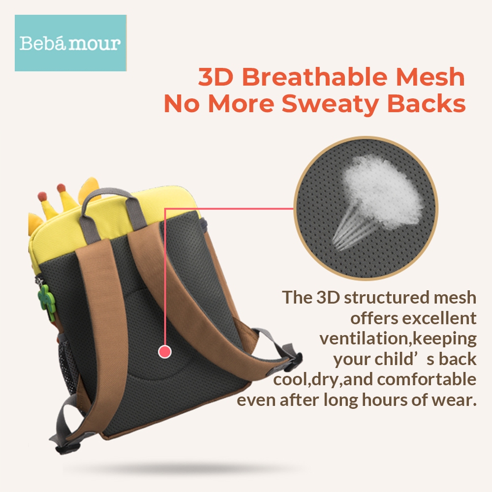 Bebear Trẻ Em Mẫu Giáo Schoolbag Bé Trai Bé Gái Ba Lô Bé Dễ Thương Đi Chơi Túi Du Lịch Trẻ Em Quà Tặng