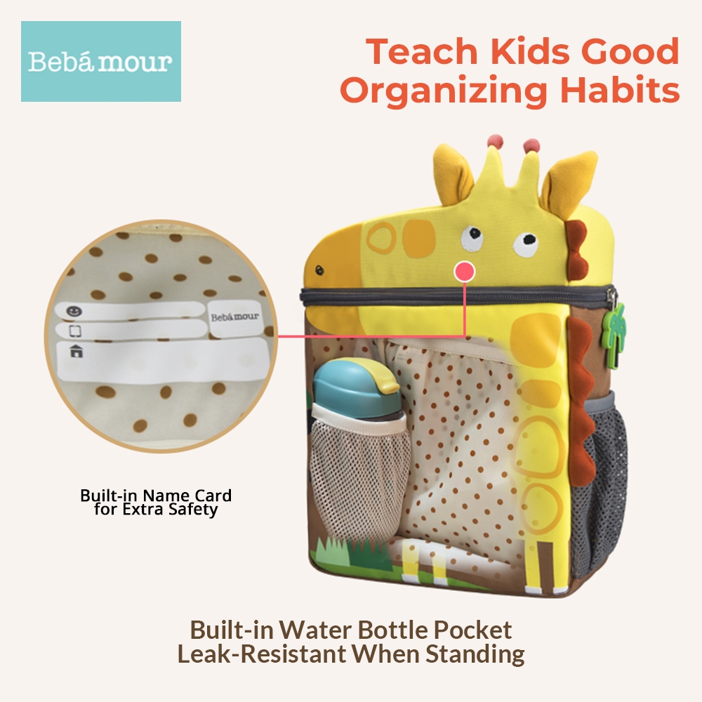 Bebear Trẻ Em Mẫu Giáo Schoolbag Bé Trai Bé Gái Ba Lô Bé Dễ Thương Đi Chơi Túi Du Lịch Trẻ Em Quà Tặng