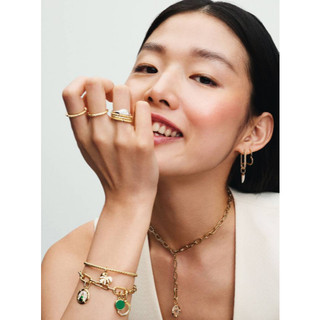 [Mới 2026] Nhẫn ký hiệu nửa vòng S925 / Nhẫn tối giản thời trang