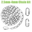 Dây chuyền thép không gỉ 304 Dây chuyền liên kết treo hạng nặng Đầu nối liên kết nhanh cho túi đấm võng xoay