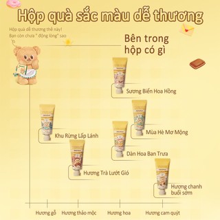 [Livestream Chớp Nhoáng]Roopy × Butter Bear Dòng "Âm Nhạc" Kem dưỡng da tay và móng hương nước hoa phiên bản hợp tác 12g*6, chứa dầu hạt mỡ / dầu ô liu, công thức 3 tầng hương pha chế riêng, dưỡng ẩm mềm mịn – Quà tặng sinh nhật / Valentine / Tốt nghiệp