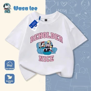Baju T Beholder Nice Kids Design Comel Kain Sejuk Bernafas Padan Jeans Short Hadiah Anak