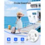 Dải nguồn cuộn dây di động ORICO 3 Ổ cắm US + 2USB-A + 1Type-C PD Sạc nhanh Dây nối dài du lịch Cắm phẳng Bảng điện bảo vệ chống sét