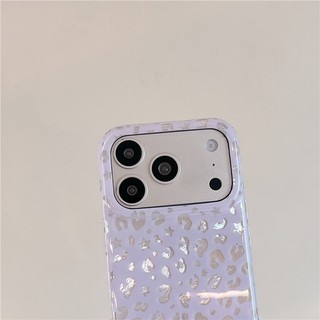 Ốp điện thoại xử lý iPhone 17 Pro max họa tiết da báo chất liệu TPU IMD