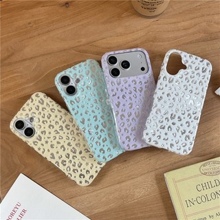 Ốp điện thoại xử lý iPhone 17 Pro max họa tiết da báo chất liệu TPU IMD