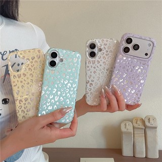 Ốp điện thoại xử lý iPhone 17 Pro max họa tiết da báo chất liệu TPU IMD