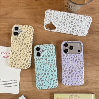 Ốp điện thoại xử lý iPhone 17 Pro max họa tiết da báo chất liệu TPU IMD