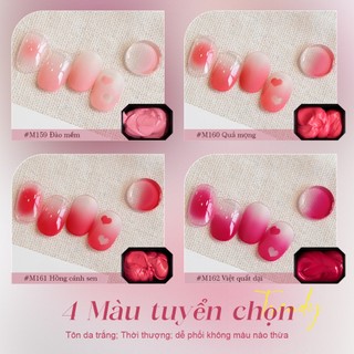 Miss Gooey Gel vẽ móng nghệ thuật MeiMei Summer 2026 kiểu mới độ bão hòa cao dạng đặc.
