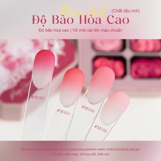 Miss Gooey Gel vẽ móng nghệ thuật MeiMei Summer 2026 kiểu mới độ bão hòa cao dạng đặc.