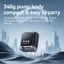 Vòi hoa sen ngoài trời di động Qunature 8000mAh Sạc IPX8 Chống nước 3 chế độ có thể điều chỉnh Áp suất cao để rửa xe Đi bộ đường dài Du lịch bãi biển