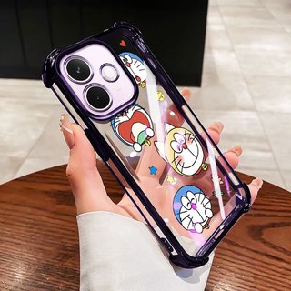Ốp Điện Thoại YBD Cho OPPO A5i A5 Pro A5X A3X A60 A3 NFC A40 A40M Phim Hoạt Hình Tinh Tế Mèo Con Vỏ Bảo Vệ Chống Rơi Bốn Góc