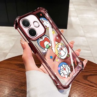 Ốp Điện Thoại YBD Cho OPPO A5i A5 Pro A5X A3X A60 A3 NFC A40 A40M Phim Hoạt Hình Tinh Tế Mèo Con Vỏ Bảo Vệ Chống Rơi Bốn Góc