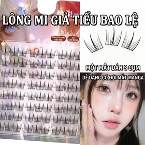 IOIIK 8 hàng--Phân đoạn lông mi giả có thể tái sử dụng hàng ngày Cụm mi truyện tranh Thích hợp cho mọi loại mắt
