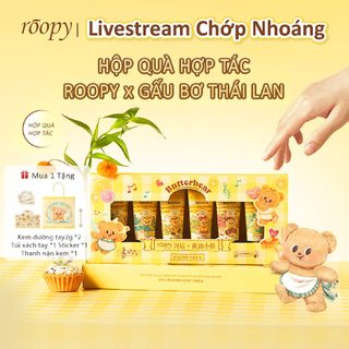 [Livestream Chớp Nhoáng]Roopy × Butter Bear Dòng "Âm Nhạc" Kem dưỡng da tay và móng hương nước hoa phiên bản hợp tác 12g*6, chứa dầu hạt mỡ / dầu ô liu, công thức 3 tầng hương pha chế riêng, dưỡng ẩm mềm mịn – Quà tặng sinh nhật / Valentine / Tốt nghiệp